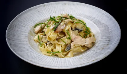 Fettuccine Chicken All Pesto