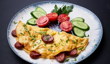 Sucuklu Omlet